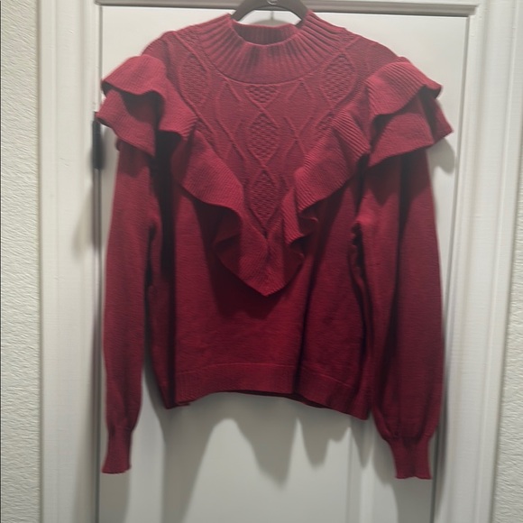 Eloquii Sweaters - Ruffled  Sweater